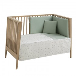 Colcha + Protector Dream Rosa de Petit Praia